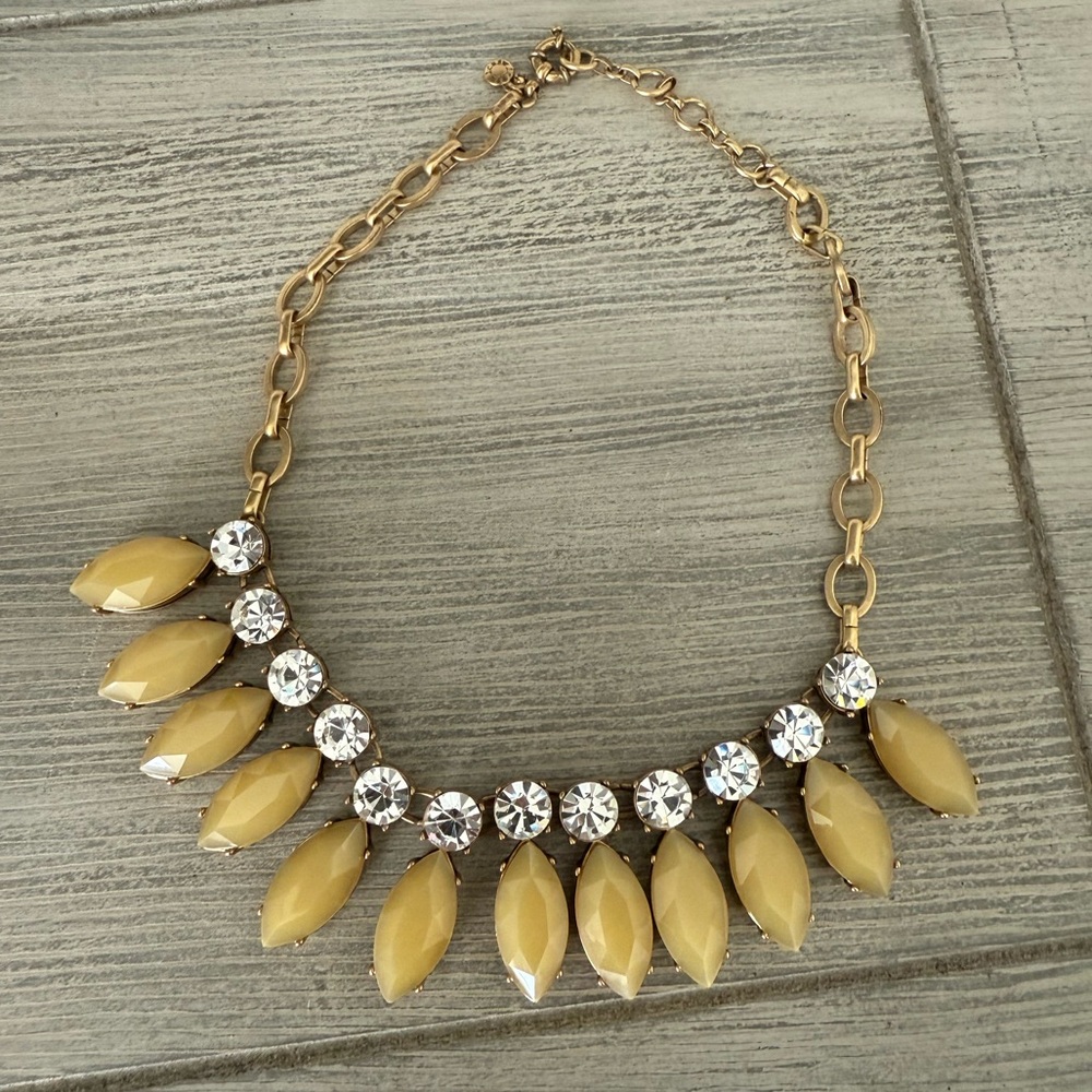 J.Crew Rhinestone Statement Necklace